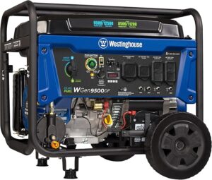 1. Westinghouse 12500 Watt Dual Fuel Home Backup Generator