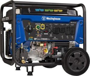 1. Westinghouse 14500 Watt Tri-Fuel Portable Generator