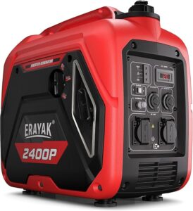 2. ERAYAK 2400W Portable Inverter Generator