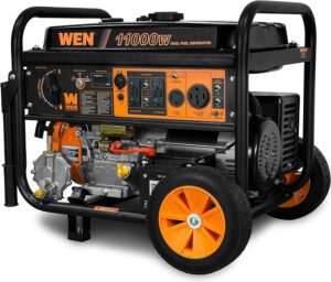 3. WEN DF1100T 11000-Watt Dual Fuel Portable Generator