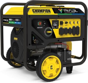 4. Champion 15000-Watt Tri Fuel Portable Generator