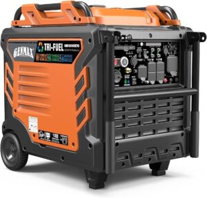 4. GENMAX 10500-Watt Tri-Fuel Portable Generator