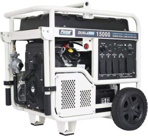 6. Pulsar PG15KVTWB 15000W Dual Fuel Portable Generator